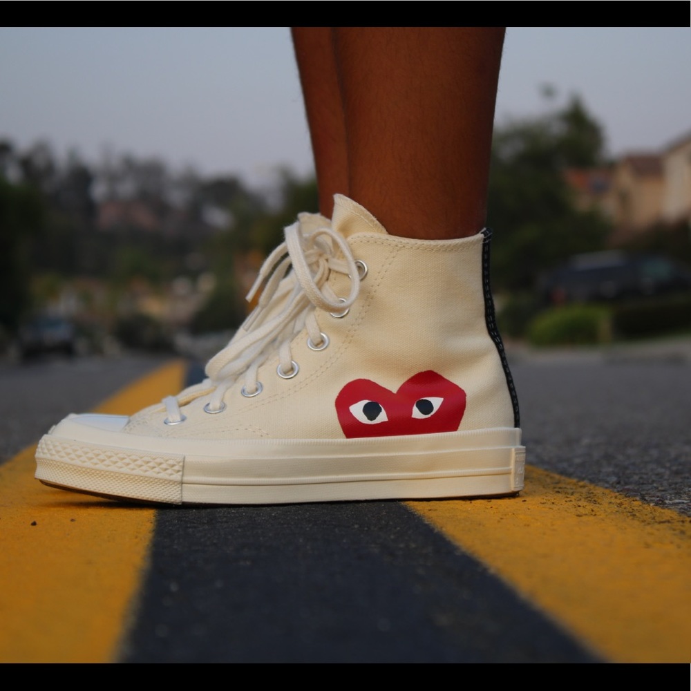 🔴Sold🔴Men’s Comme des garçons converse